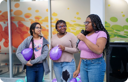 Students speaking