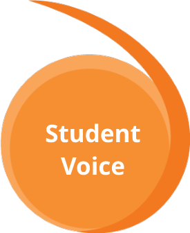 orange quotation mark