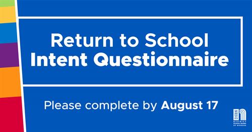 Return to School Intention Return to School Intention