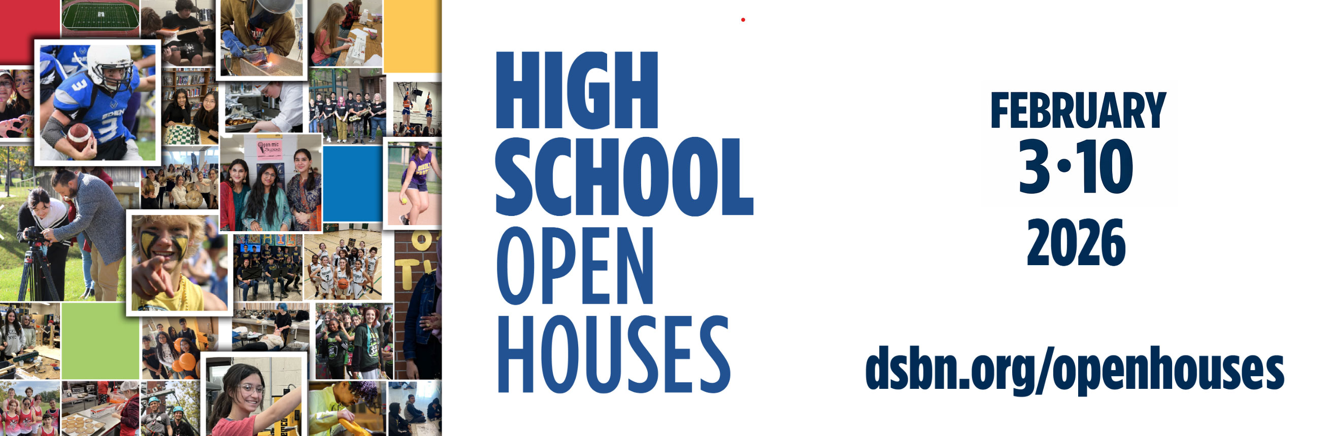 Open house Feb 3 and 10