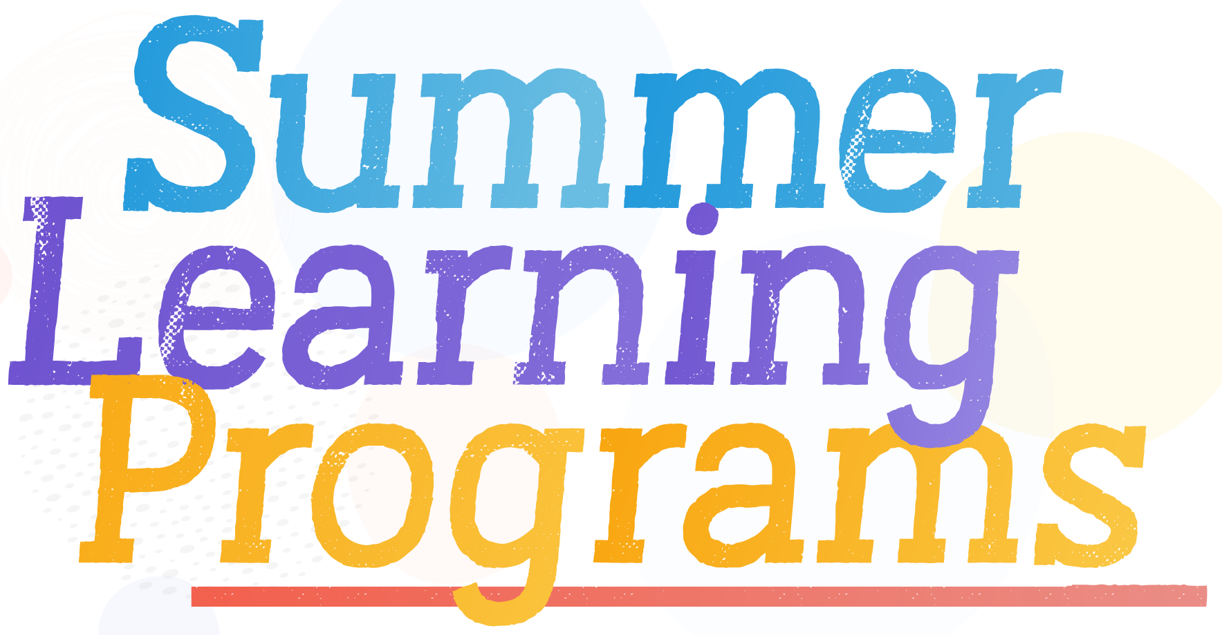 Summer Learning Programs