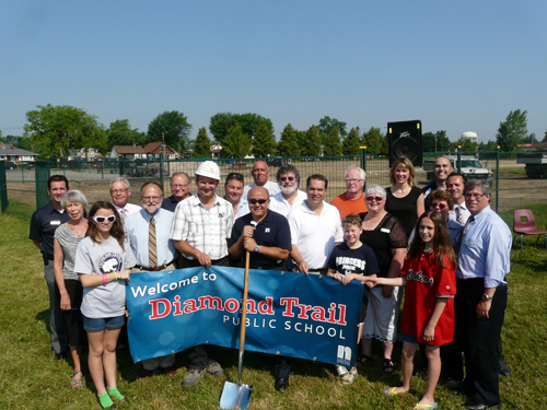 At the Groundbreaking