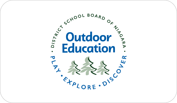 DSBN Outdoor Education logo with the tagline “Play. Explore. Discover.”