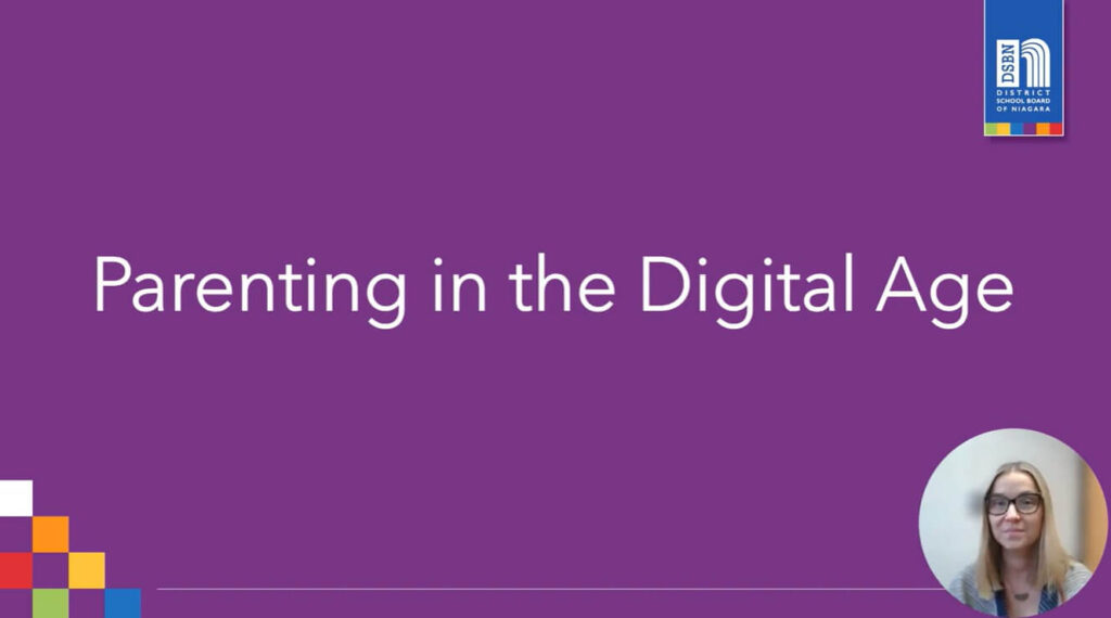 Video thumbnail titled “Parenting in the Digital Age.”