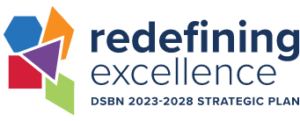 Redefining Excellence: DSBN 2023-2028 Strategic Plan logo